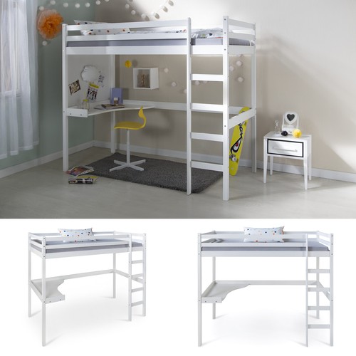 Hochbett kinderbett 90x200 mit - hochbett,