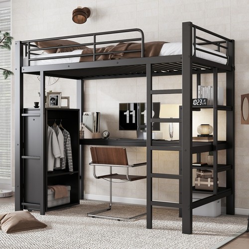 Hochbett 90x200cm mit
